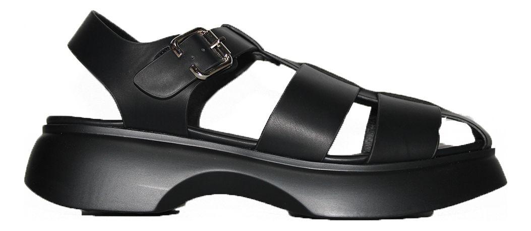 Sandalias De Eco Cuero Cerradas De Mujer Verano Primavera-1