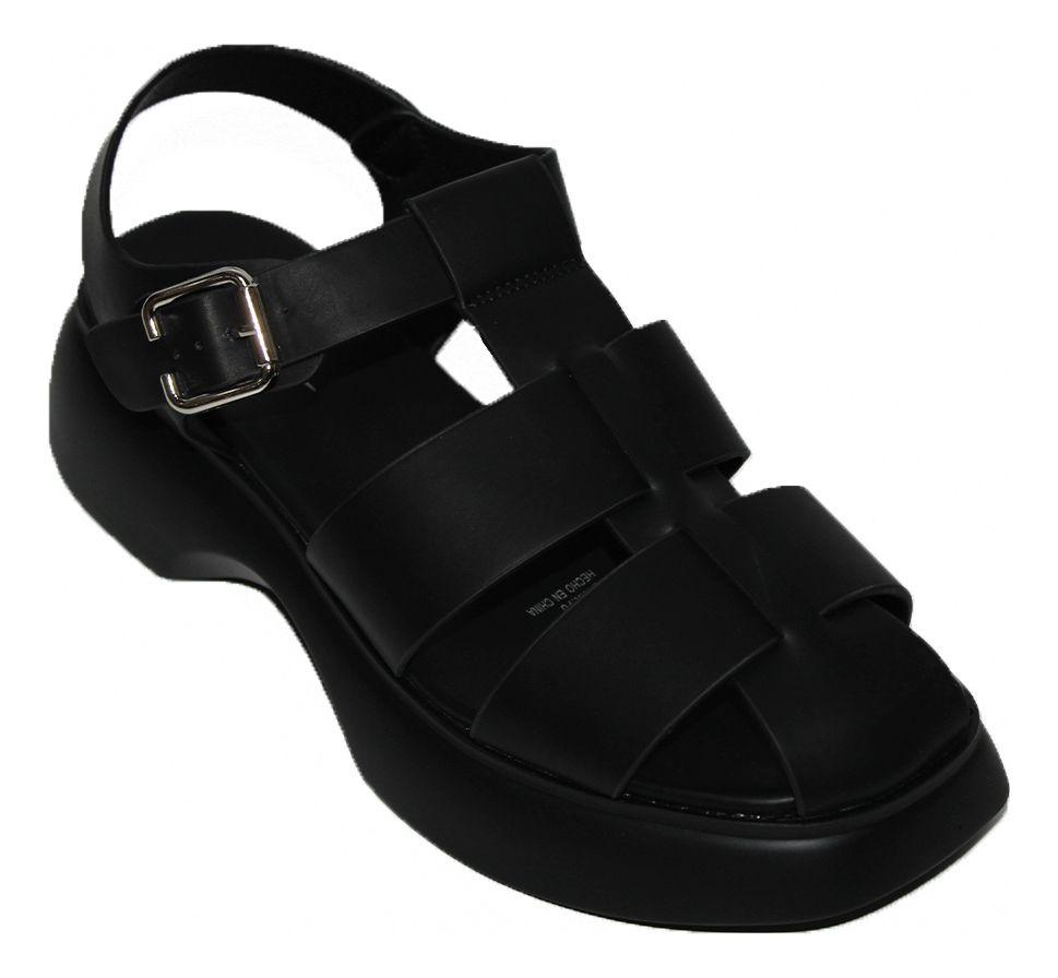 Sandalias De Eco Cuero Cerradas De Mujer Verano Primavera-3
