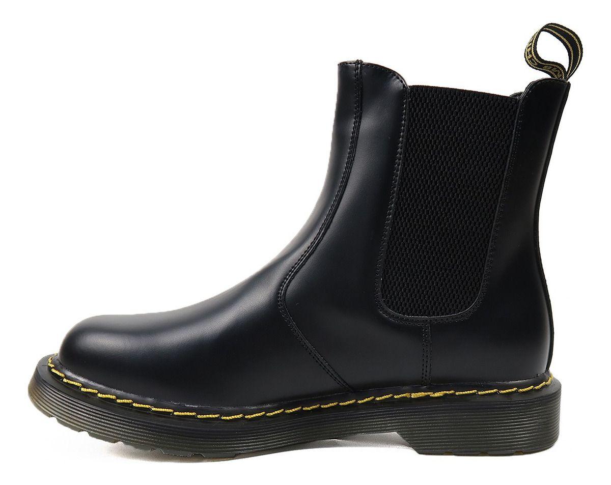 Botines Chelsea Dr. Martens Cuero Con Elástico Lateral-1