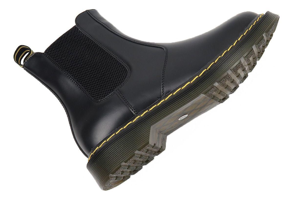 Botines Chelsea Dr. Martens Cuero Con Elástico Lateral-4