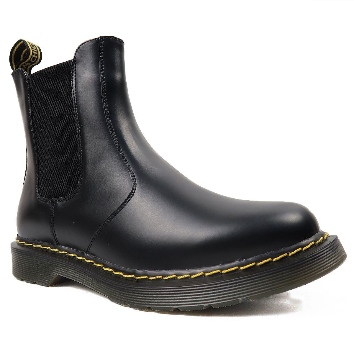 Botines Chelsea Dr. Martens Cuero Con Elástico Lateral-6