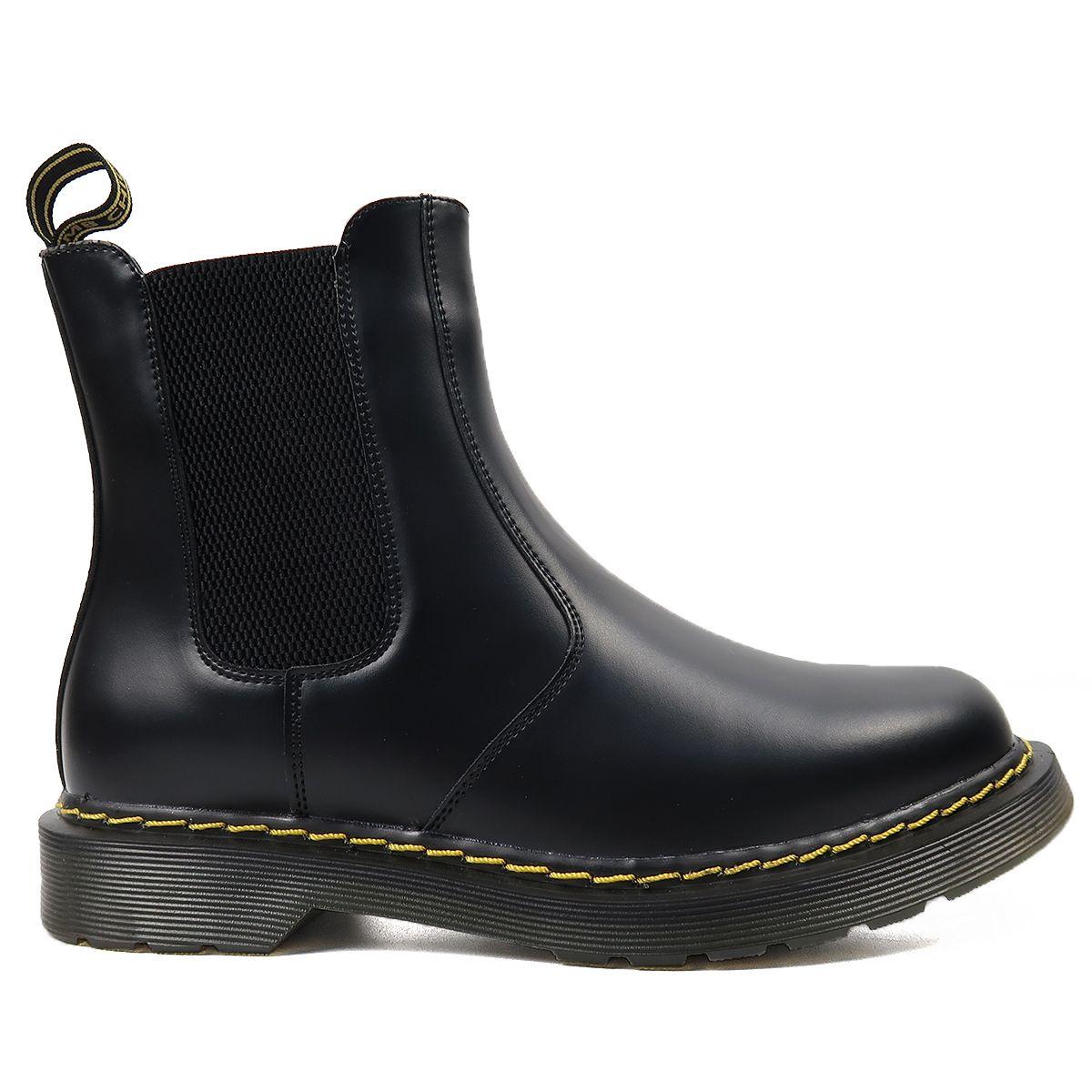 Botines Chelsea Dr. Martens Cuero Con Elástico Lateral-8