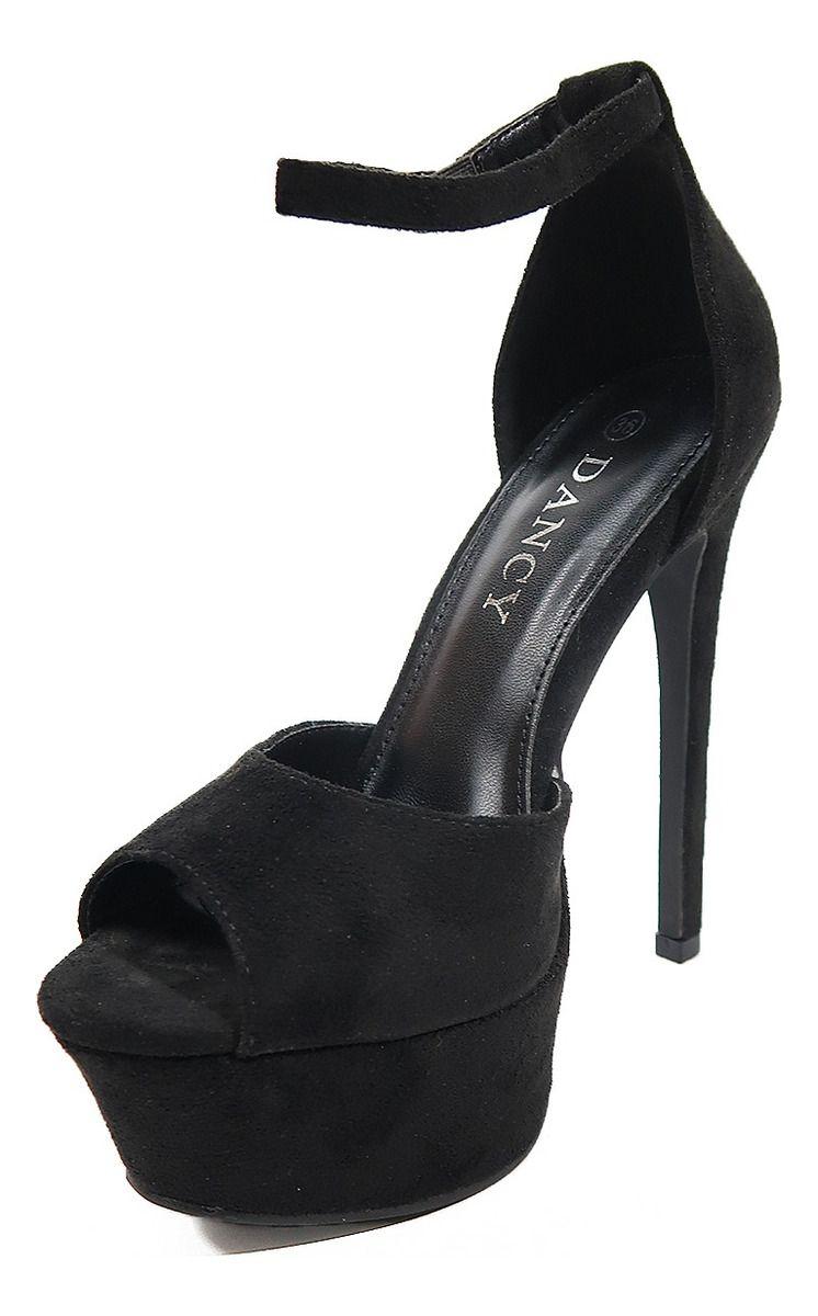 Tacon Alto Abierto Con Talonera - Dancy Shoes-4