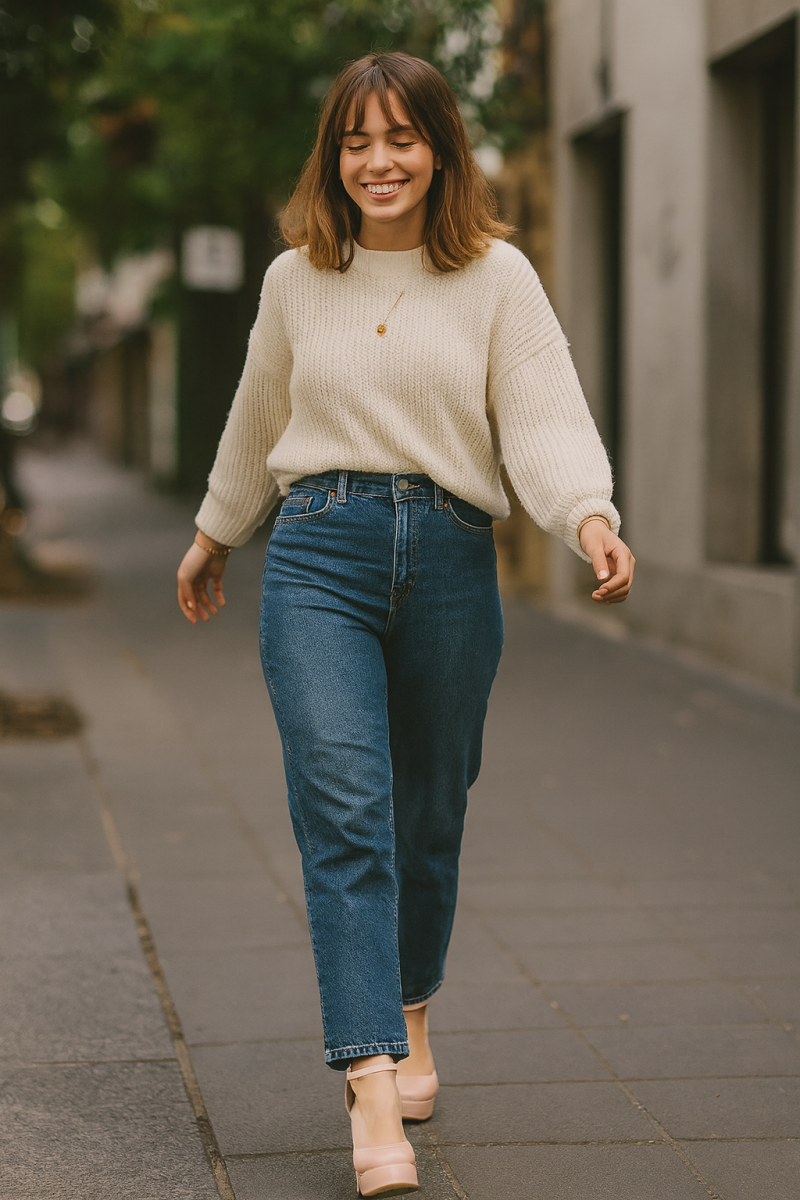 Tacon Alto Cerrado Negro Cuero - Dancy Shoes-5