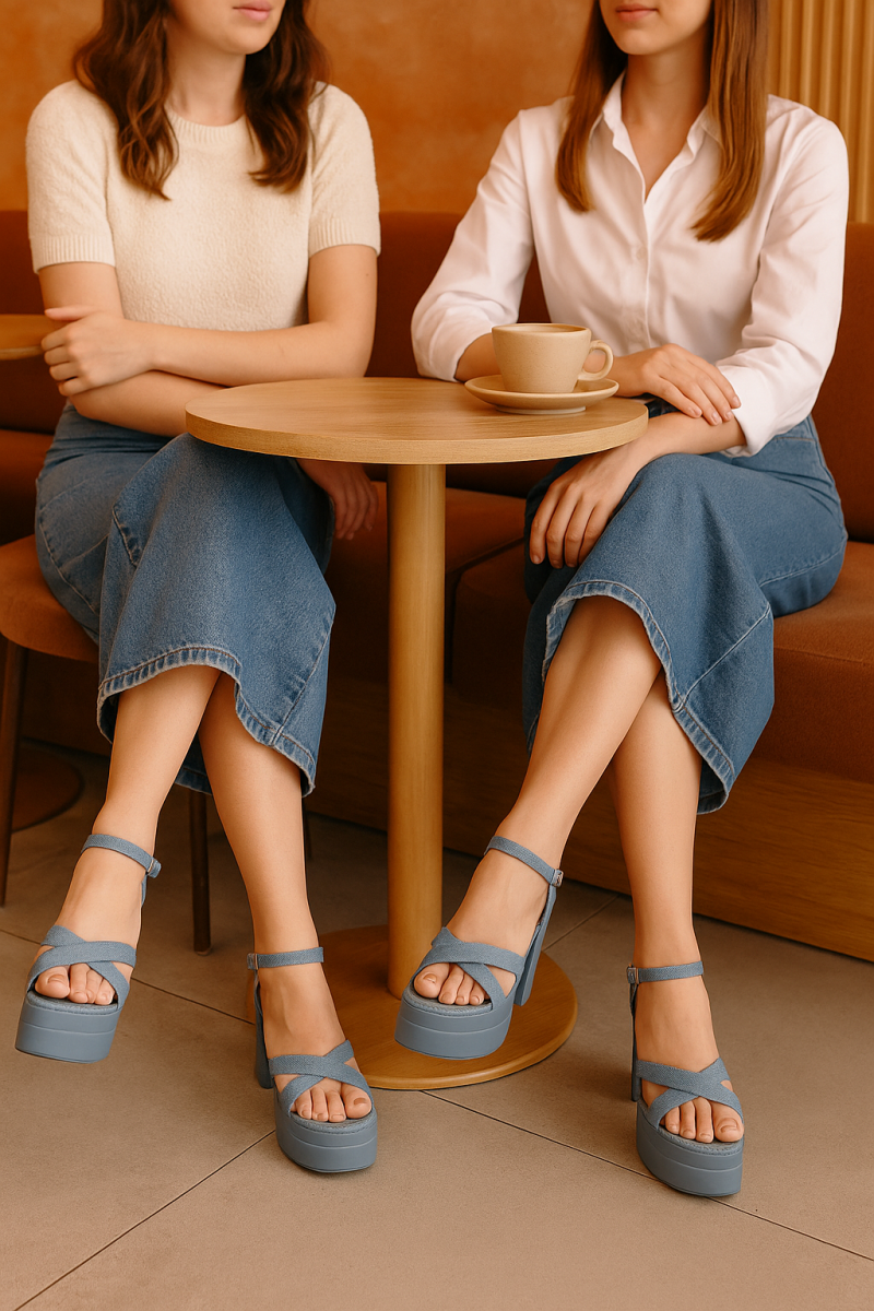 Sandalia Fiesta Noche Taco Alto Negro, Fucsia, Charol, Verde-6