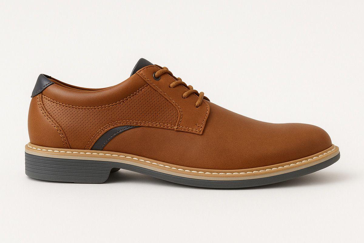 Zapatos Casual De Hombre En Color Negro Y Camel-5