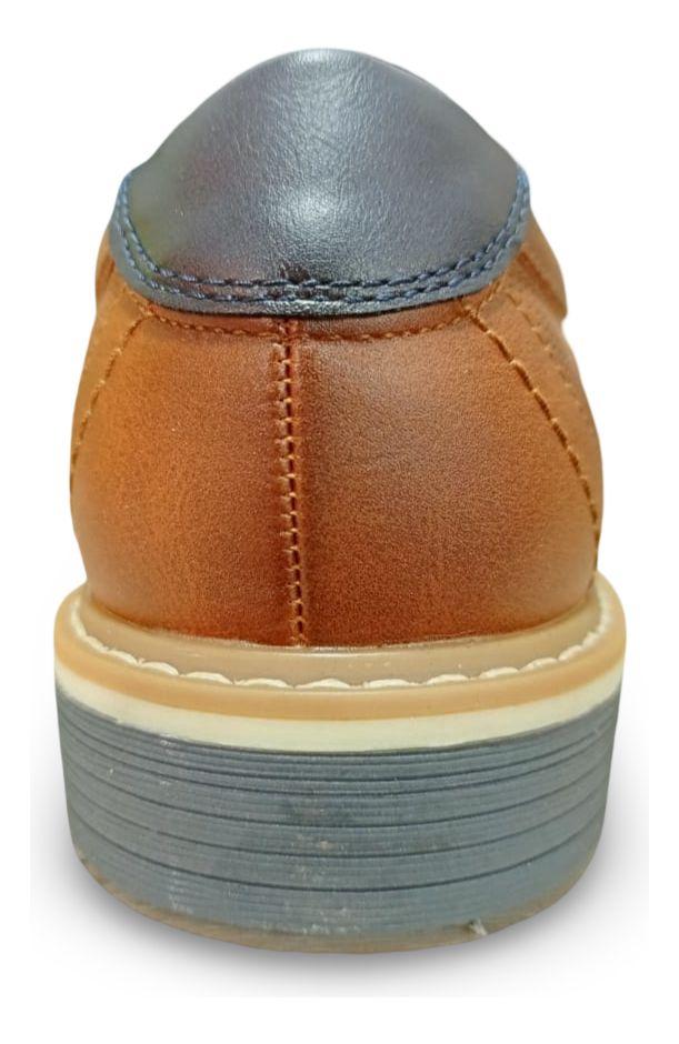 Zapatos Casual De Hombre En Color Negro Y Camel-9