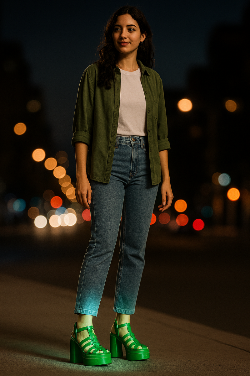 Sandalias Con Taco Cerradas De Tiras En Colores-5