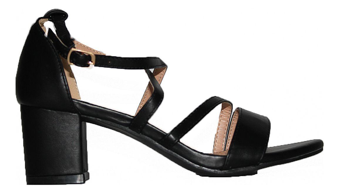 Sandalias De Mujer Diseño De Tiras Cruzadas Cómodas Verano-1