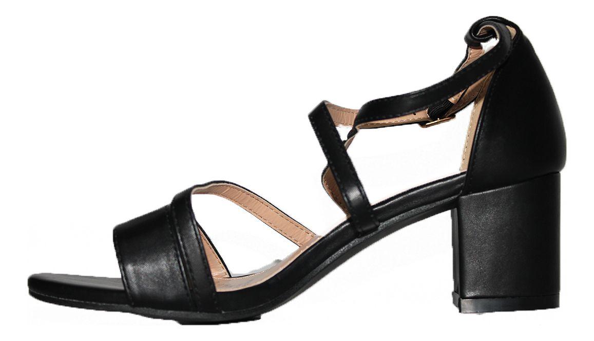 Sandalias De Mujer Diseño De Tiras Cruzadas Cómodas Verano-5