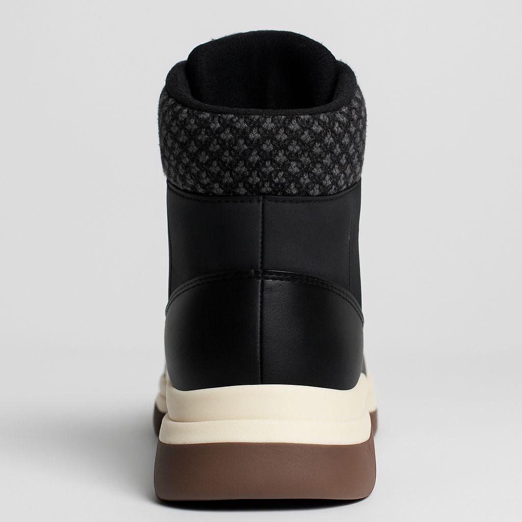 Botín Térmico Impermeable Outdoor Trekking Mujer Khaki Negro-3