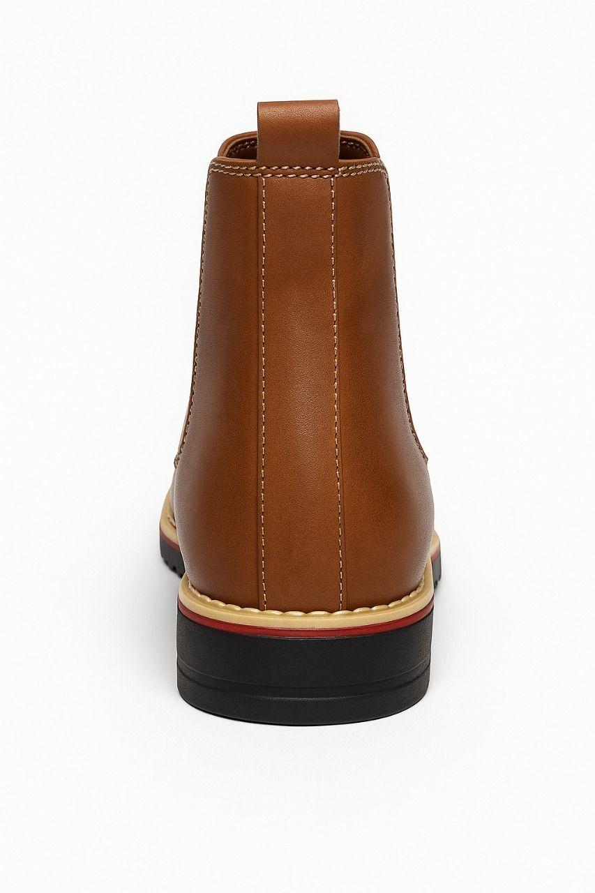 Botines de Cuero Autentico para Hombre Estilo Moderno y Resistente-8