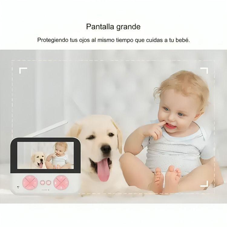 Cámara Monitor Vigilancia Nocturna Para Bebes Con Micrófono-5