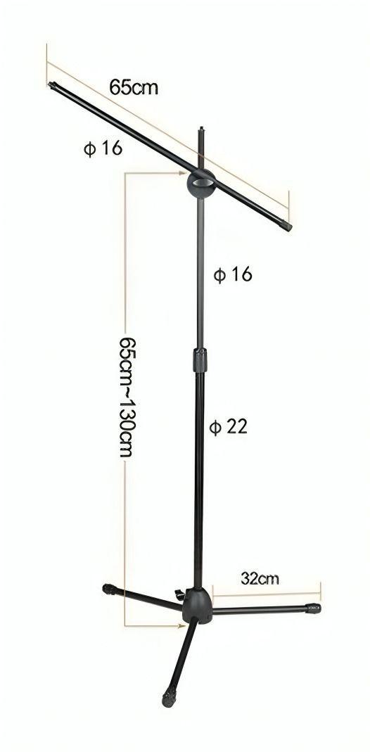 ATRIL DE MICROFONO C/BOOM METALICO-2