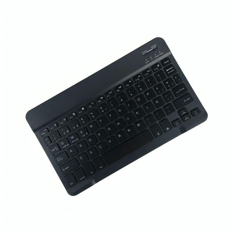 Teclados Bluetooth Español Negro con Luz-1