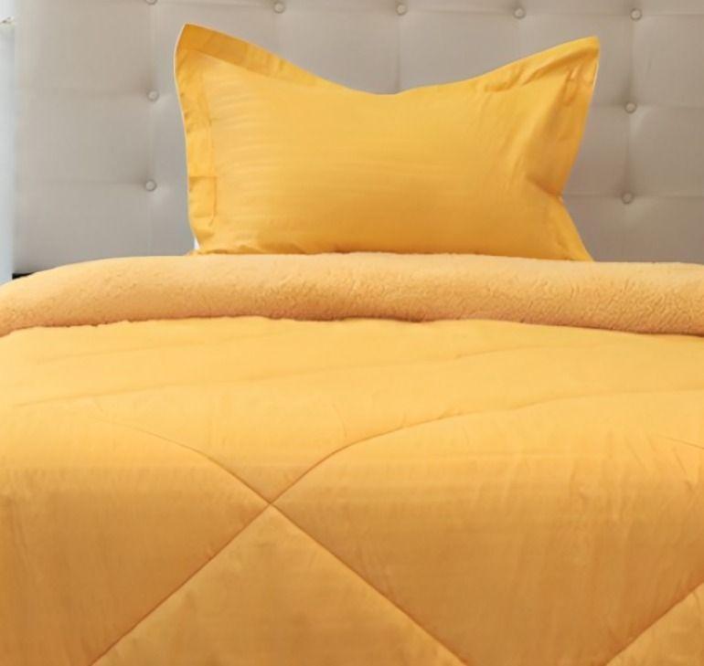 Plumón Outboss Deluxe 1,5 Plazas / Sherpa Mostaza- Doral -2