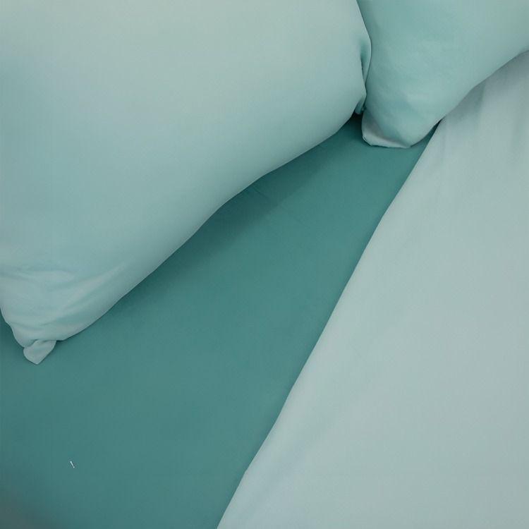 "Sábanas de Polar Composé King 2.5 Plazas / Bicolor Turquesa – Doral   "-2