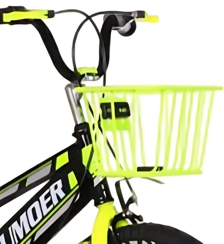 Bicicleta Infantil  Aro 16 con  Ruedas De Apoyo Amarillo-1