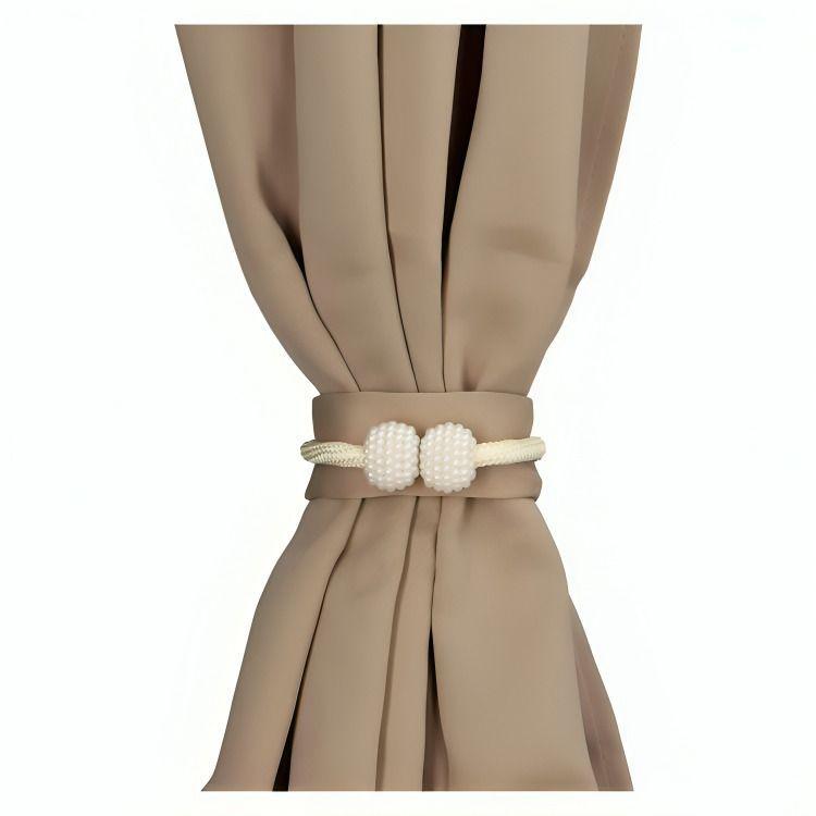 Cortina de Tela Velo Vincenzi 140x220 Beige-2