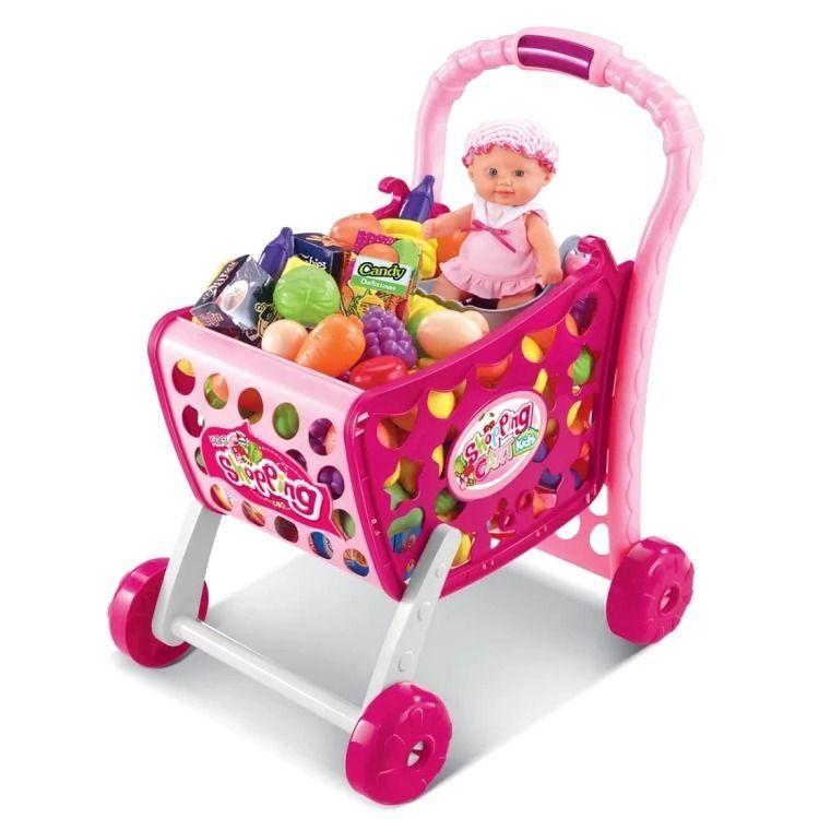 CARRITO SUPERMERCADO ROSA-0