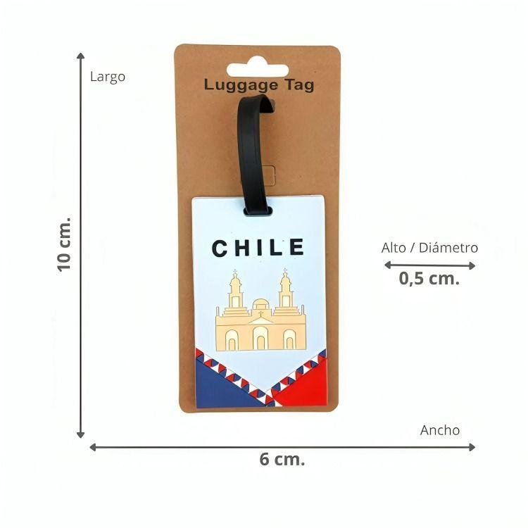 Pack 4 Identificador de Maleta Bandera Mapa-2