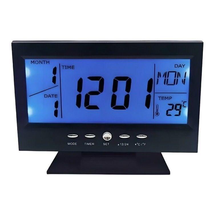 Reloj Despertador Digital Pantalla Lcd Led Ds-8082-1