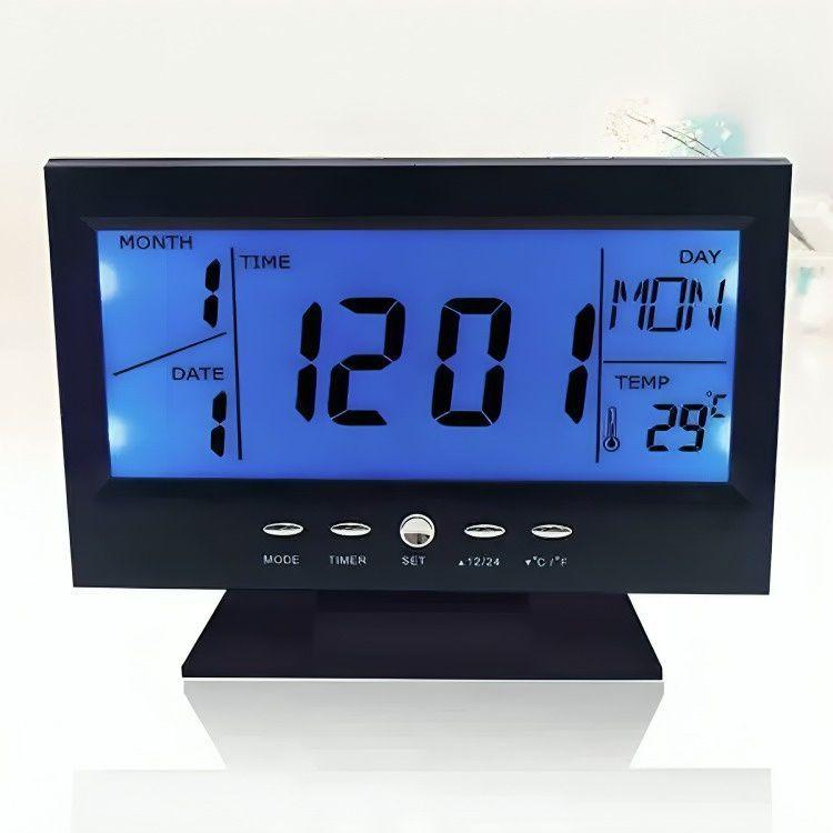 Reloj Despertador Digital Pantalla Lcd Led Ds-8082-2