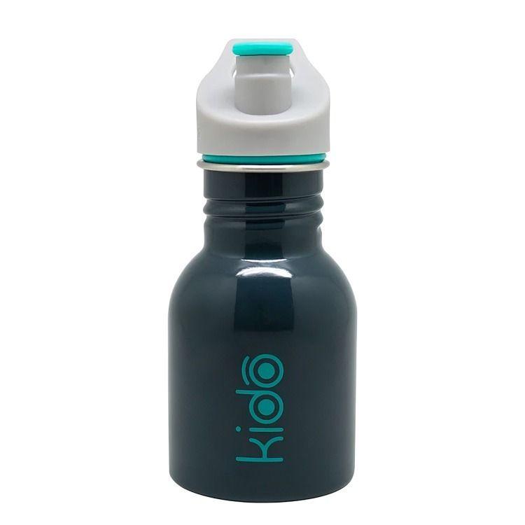 BOTELLA METALICA 335ML KEEP KIDO NEGRO-0