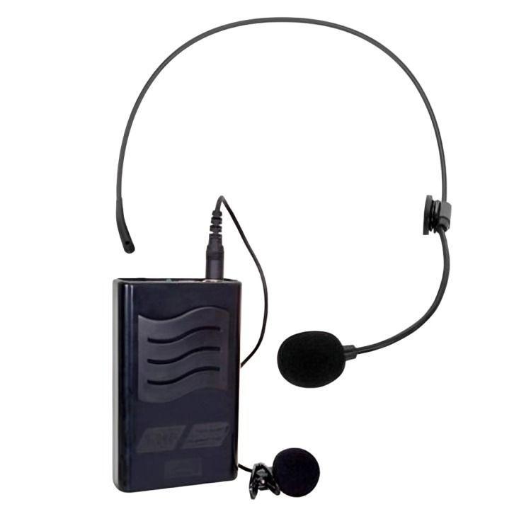 MICROFONO INALAM. 2 EN 1 CINTILLO/SOLAPA VHF-0
