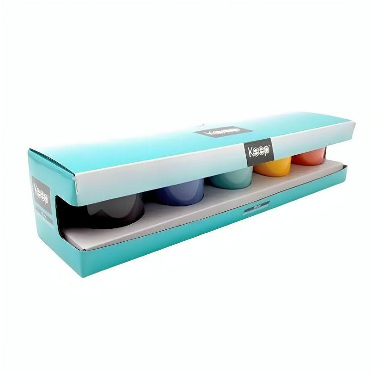 SET 5 TAZAS ESPRESSO COLORS DUBLIN KEEP-1