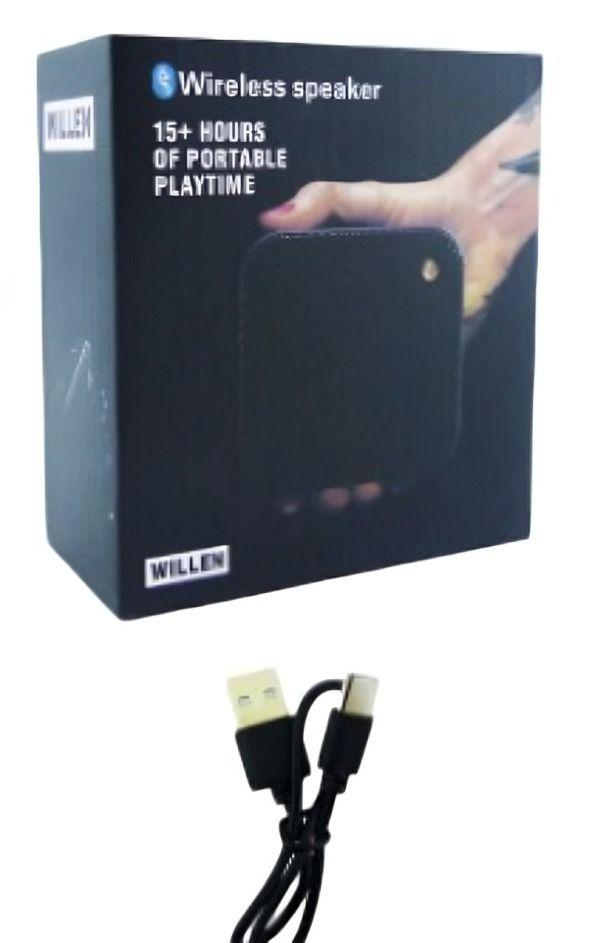 PARLANTE RECARGABLE WILLEN  USB-TF RECARGABLE + 15 HORAS-2