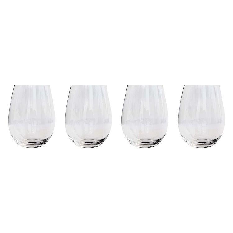 SET 4 VASOS REDONDOS VIDRIO WAYU-2