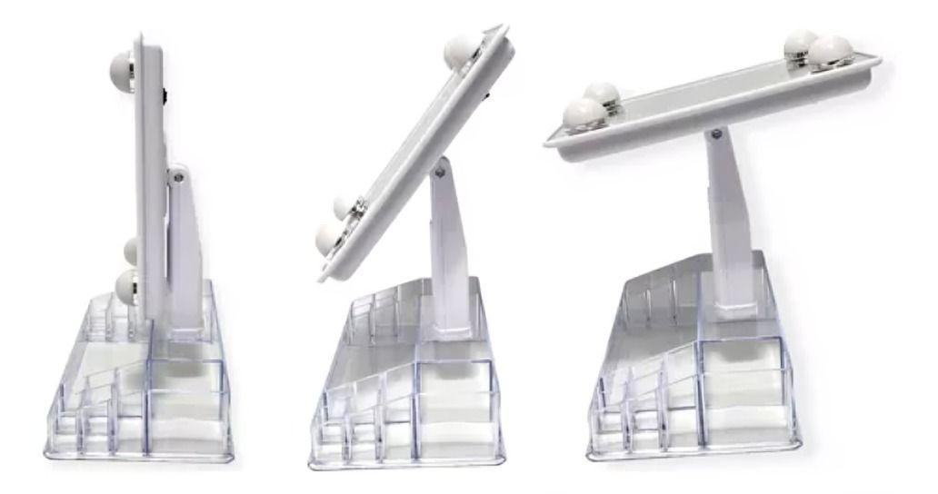Organizador De Joyas Con Espejo Rectangular Y Luz Led-4
