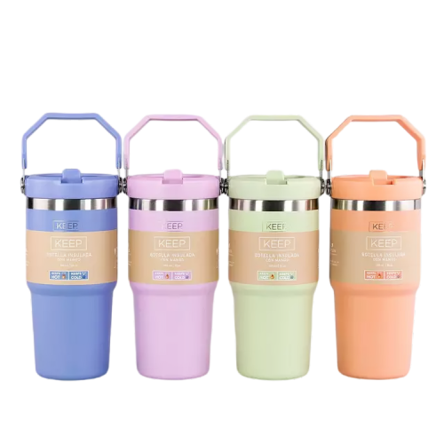 BOTELLA INSULADA CON MANGO 590 ML KEEP-2