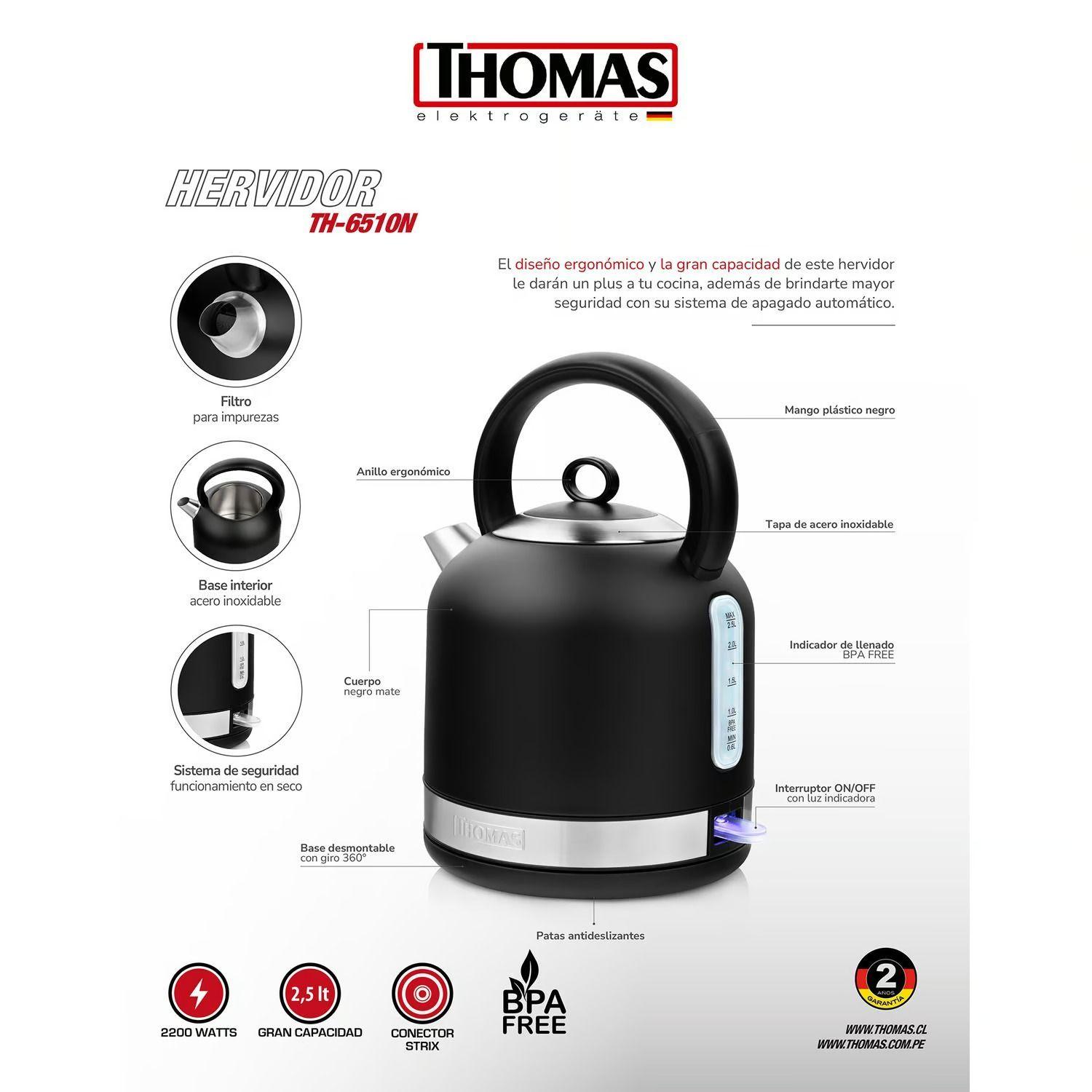 HERVIDOR THOMAS TH-6510N-4