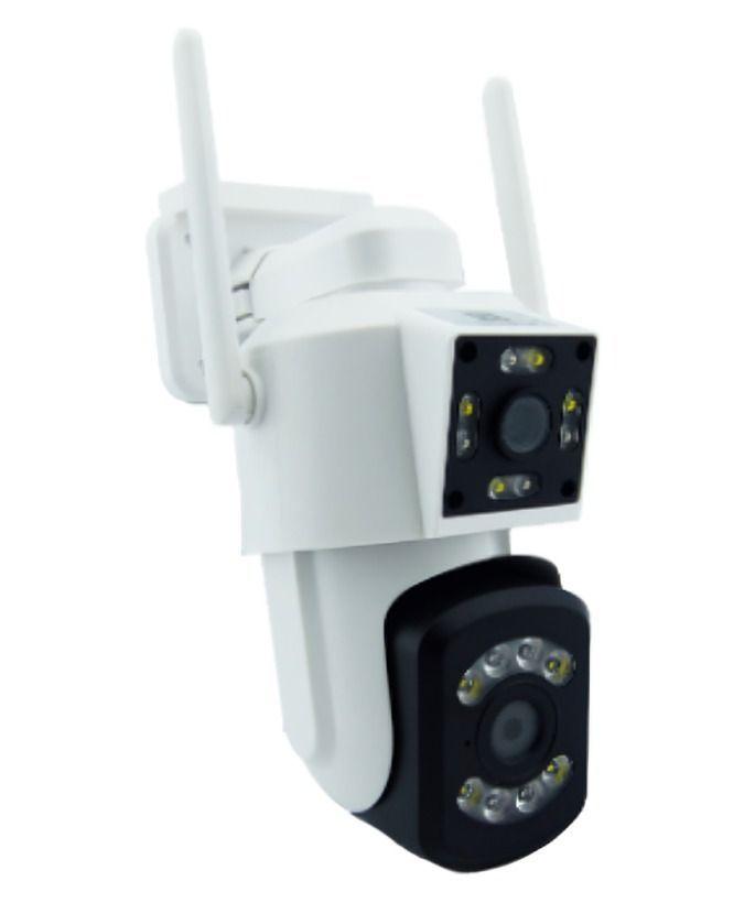 CAMARA VIGILANCIA IP EXTERIOR 16 LED DOBLE CAMARA WIFI CON ZOOM,APP ICAM365-0