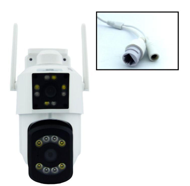 CAMARA VIGILANCIA IP EXTERIOR 16 LED DOBLE CAMARA WIFI CON ZOOM,APP ICAM365-2