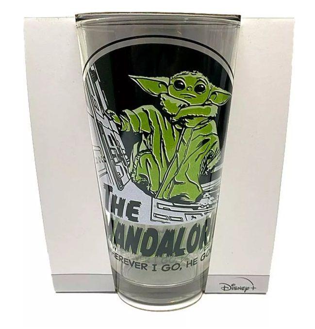 Vaso De Vidrio Star Wars Serie Beby Yoda The Mandalorian-2