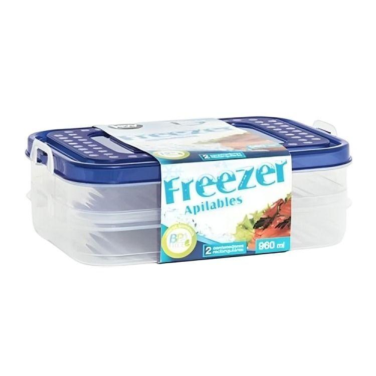 SET 2 CONTENEDORES TARK FREEZER. REC. 960ML-2