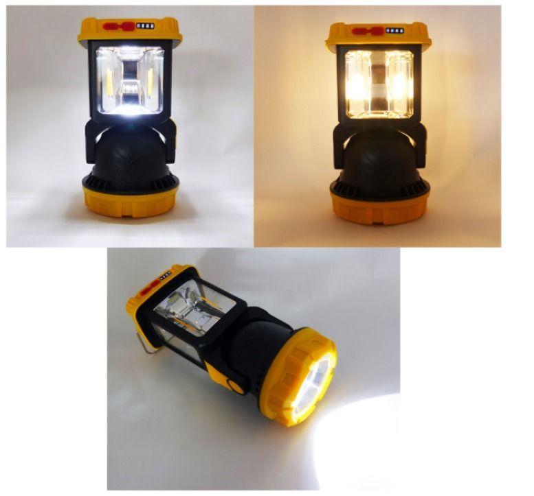 Linterna Solar 2 en 1 HW-1277 Farol y Foco-2