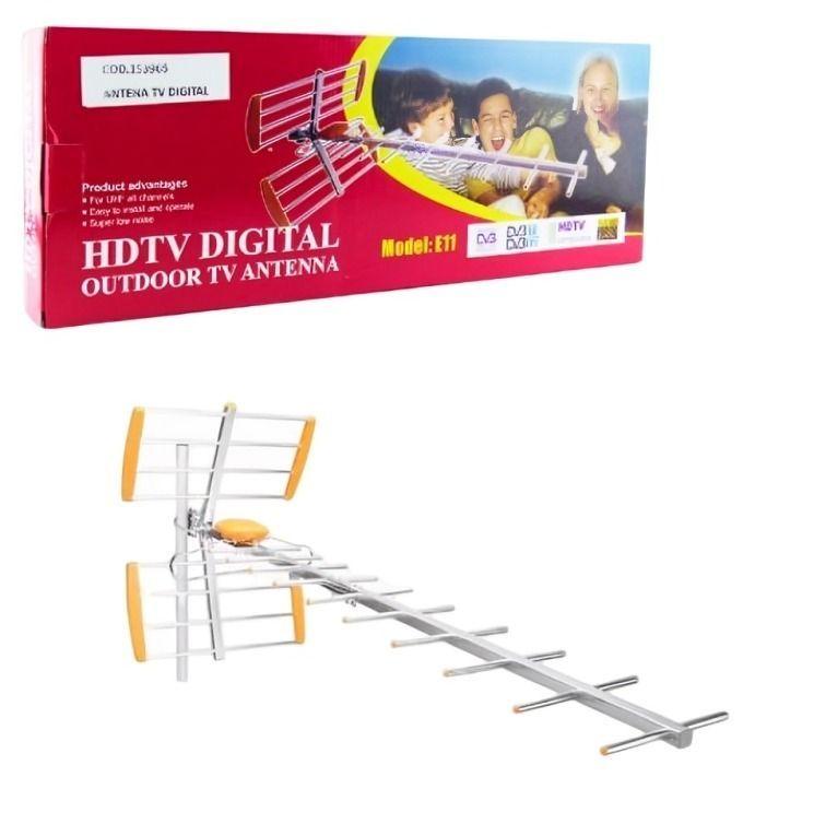 ANTENA AEREA HDTV FIJA EXTERIOR 17 ELEMENTOS IDEAL TV DIGITAL -2