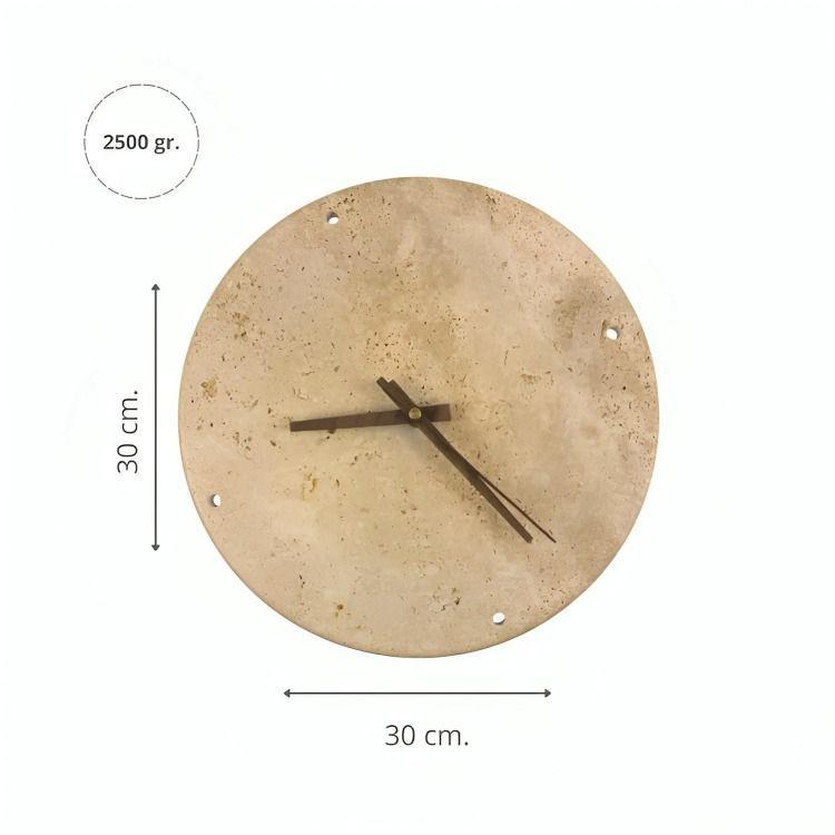 Reloj de Pared LED de Piedra Natural con Estilo Premium-4