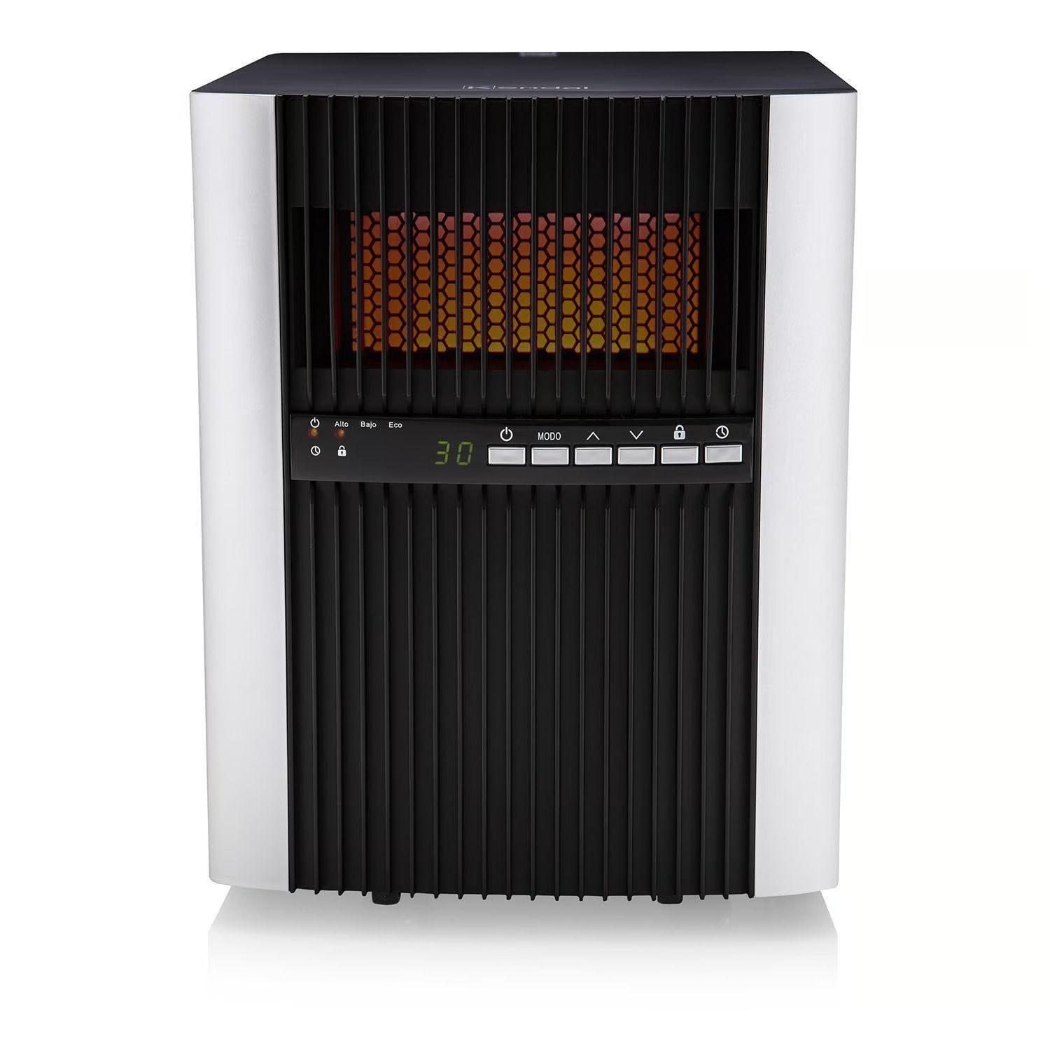 Estufa Infrarroja Eléctrica 1500 W Infrarrojo KPH-96T Negro-0
