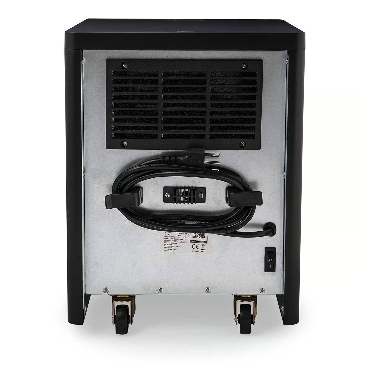 Estufa Infrarroja Eléctrica 1500 W Infrarrojo KPH-96T Negro-3