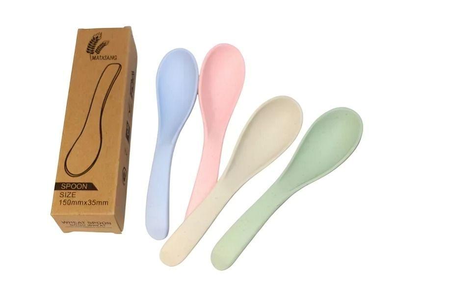 Set Cucharas Plásticas 4 Colores-2