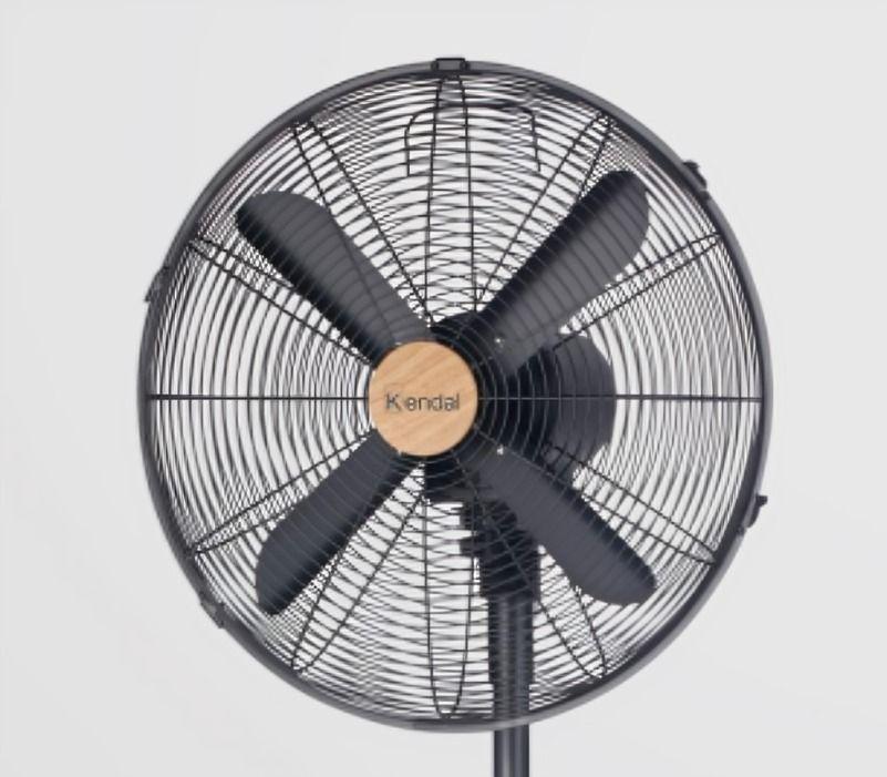 Ventilador Kendal  Pedestal Metalico Madera 16 PuLgadas.-3