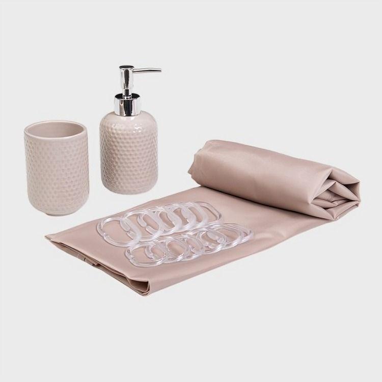 Set de Baño 4 Piezas / Arena – Mashini-2