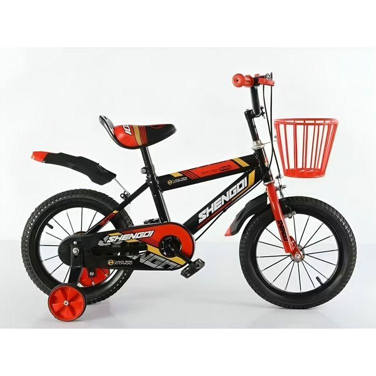 Set x2 Bicicleta Infantil Aro 14 con Canastilla - roja-2