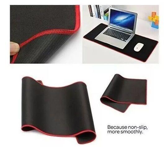 Mouse Pad Gamer Weibo K8 De Goma Xl 30cm X 70cm X 3mm Negro-1