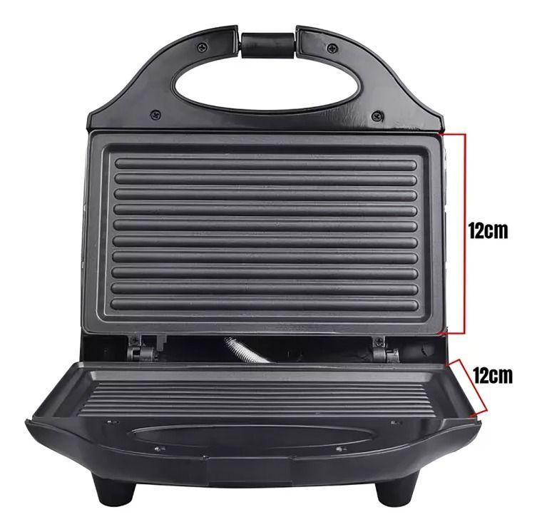 PLANCHA SANDWICHERA GRILL TOSTADOR PAN MULTIUSO RAF R207-3